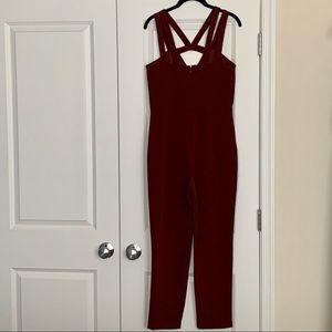 Express Maroon Jumpsuit, size 6